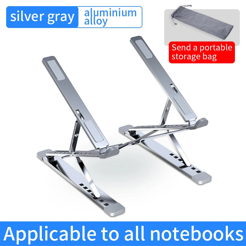N8 Adjustable Laptop Stand Aluminum Alloy Portable Foldable Cooling for Laptop