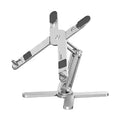 Foldable Aluminum Alloy Laptop Stand 360° Rotation for 10-17 Inch Laptops Silver