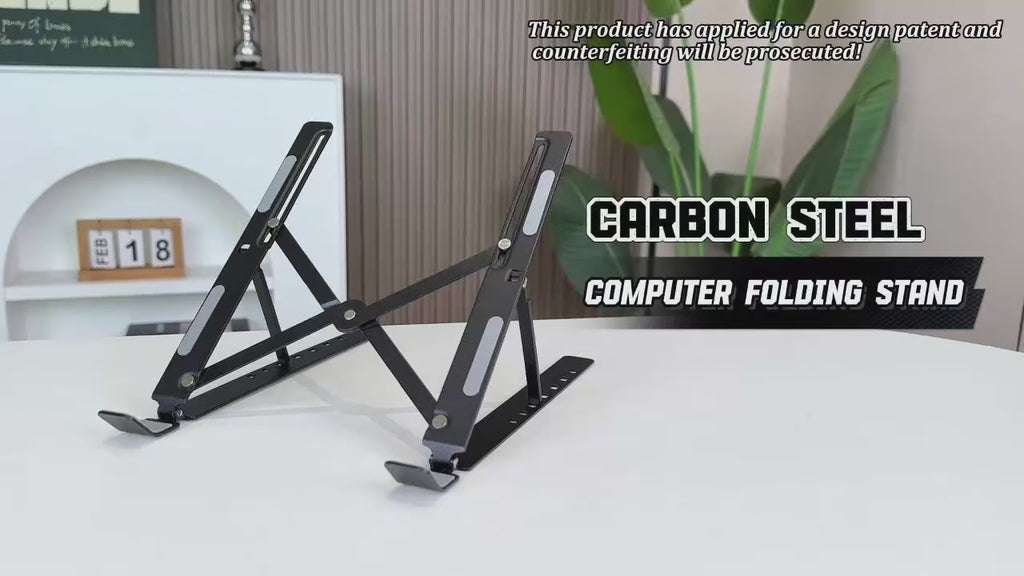 N8 Adjustable Laptop Stand Aluminum Alloy Portable Foldable Cooling for Laptop