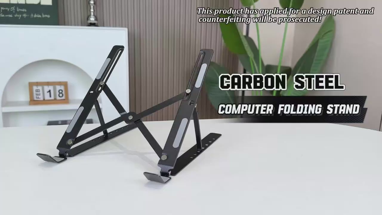 N8 Adjustable Laptop Stand Aluminum Alloy Portable Foldable Cooling for Laptop